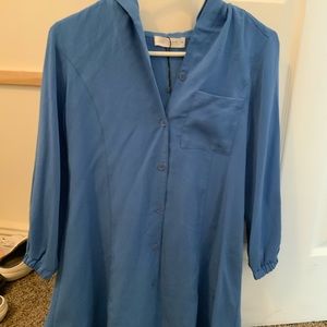 Blue button down dress/shirt message me if interested
